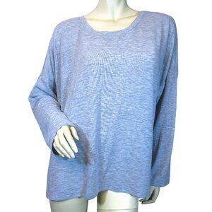 Joyspun Gray Long Sleeve Top XL Relaxed Minimalist Normcore Lounge Casual Wear